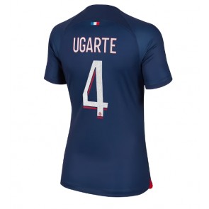 Paris Saint-Germain Manuel Ugarte #4 Hemmatröja Dam 2023-24 Kortärmad